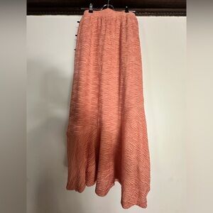 Walter Baker Textured Apricot A-Line Skirt